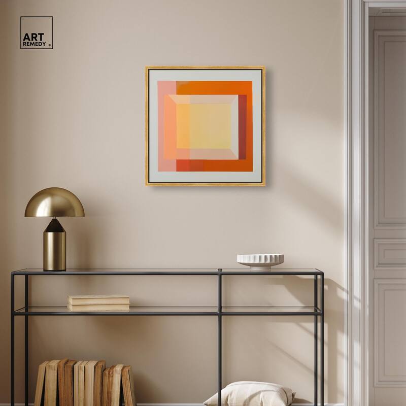 Minimal Color Blocks II Canvas by Art Remedy