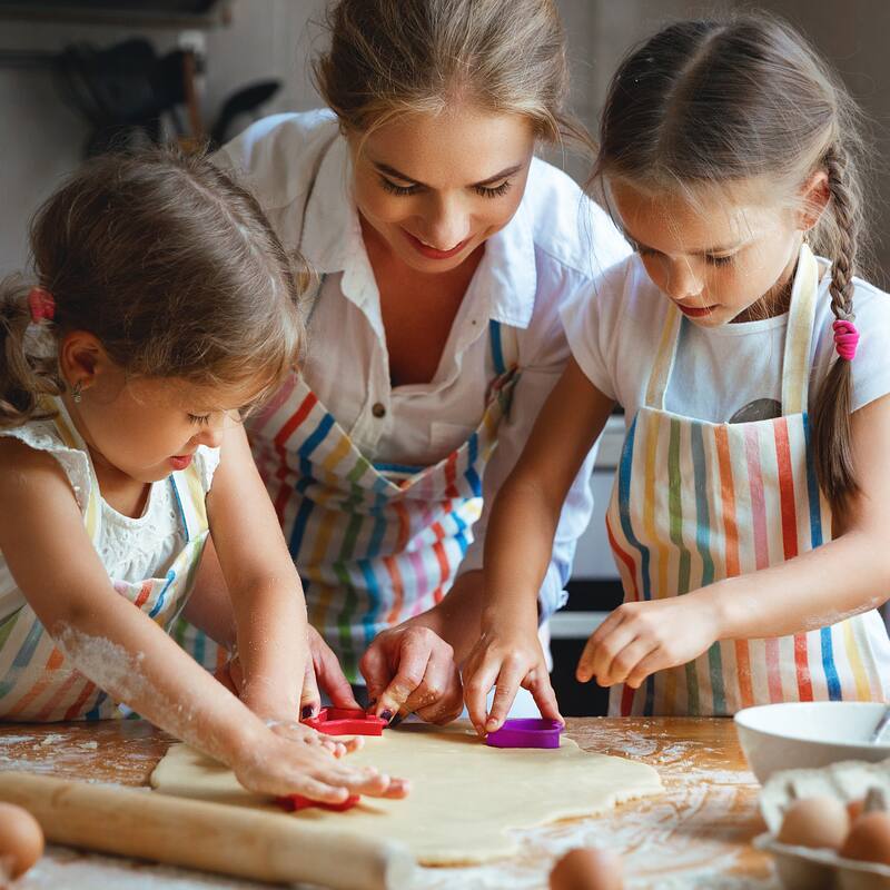 Baking Pans - 3-Piece Nonstick Cookie Sheets or Jelly Roll Cake Pan Set by Classic Cuisine (Black)