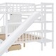 preview thumbnail 32 of 42, Castle Style Bunk Bed w/2 Drawers, 3 Shelves & Slide