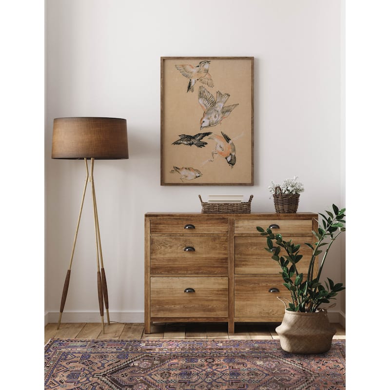 ECARPETGALLERY Hand-knotted Antalya Vintage Brown Wool Rug - 4'1 x 6'8