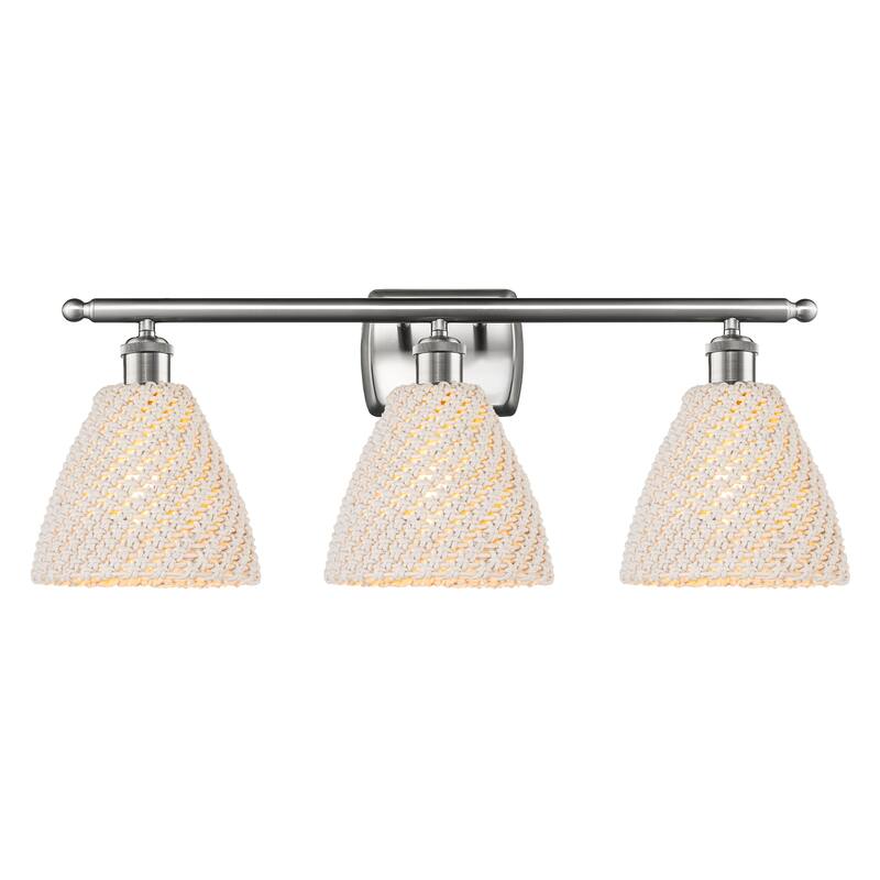 Innovations Lighting Endless Possibilities Ballston - Bristol Natural - 3 Light 28" Bath Vanity Light