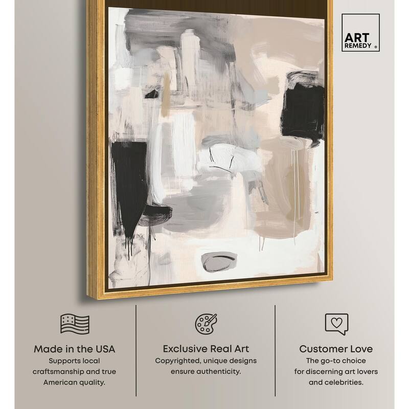 Beauty of Beige II Canvas by Art Remedy