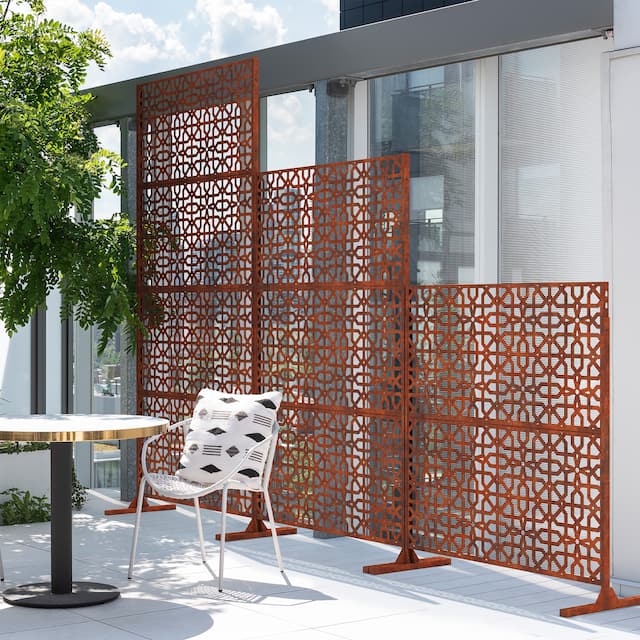 Veradek Corten Steel Screen Panel