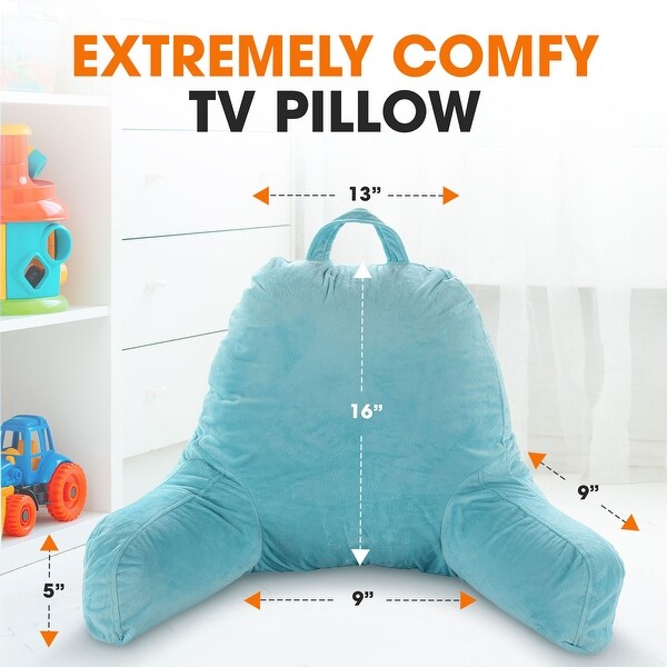 Teal backrest pillow store