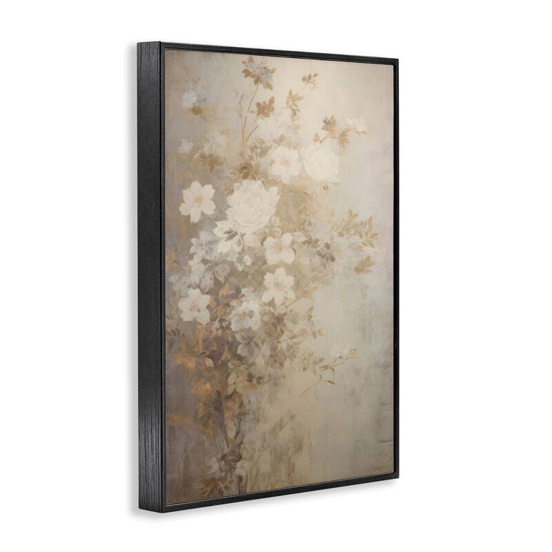Stupell Muted Vintage Florals Framed Giclee Art Design By LSR Creative Studio