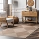 preview thumbnail 13 of 15, Nuloom Simple SuperiorWash Diamond Easy-Jute Machine Washable Area Rug 5' x 8' - Natural - Rectangle