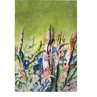 Birch Tree Wood Guest Towel - 20x20