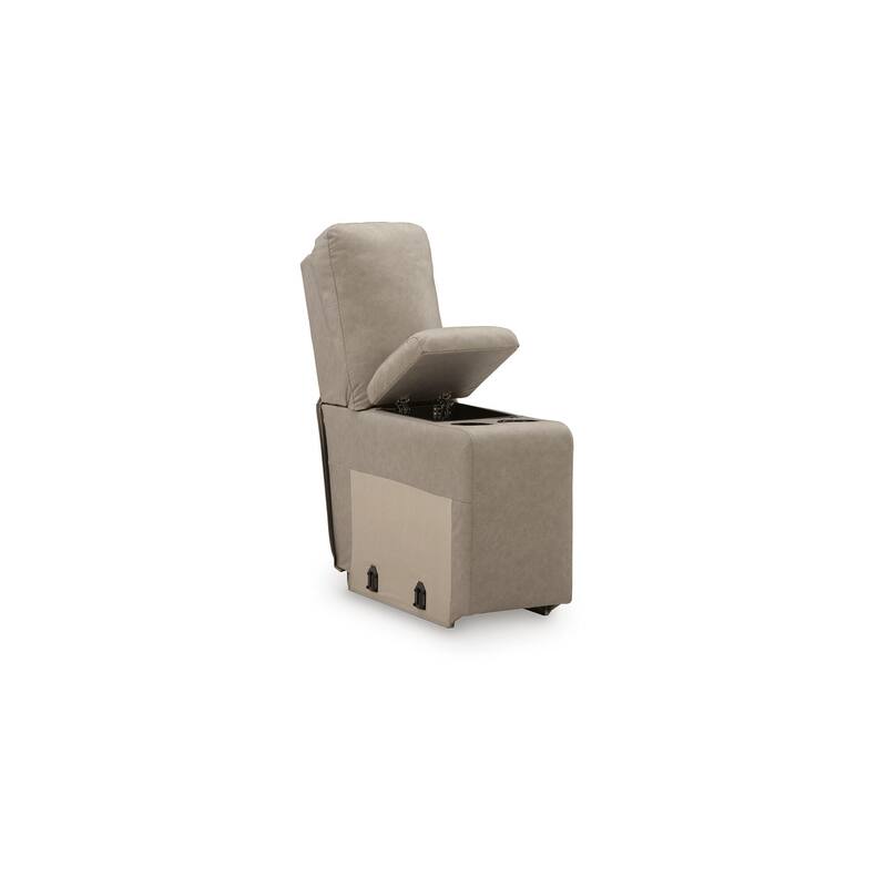 Signature Design by Ashley Brannigan Gray 3-Piece Power Reclining Sectional - 93" W x 41" D x 42" H