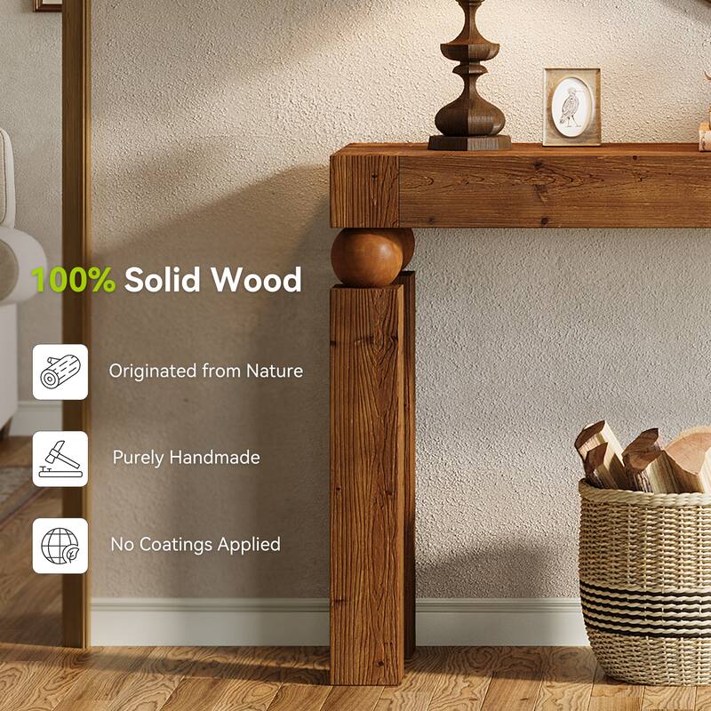 Solid Wood Entryway Table