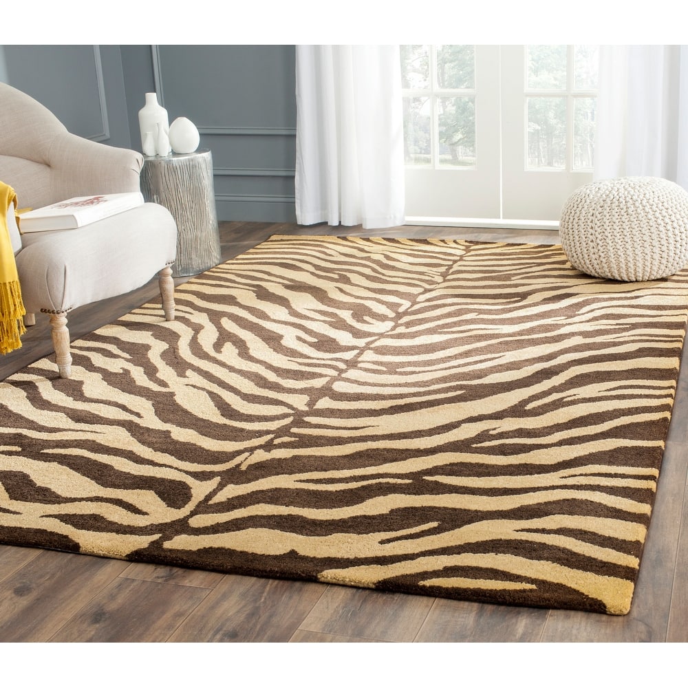 SAFAVIEH Handmade Bergama Meric Oriental Hand-spun Wool Rug