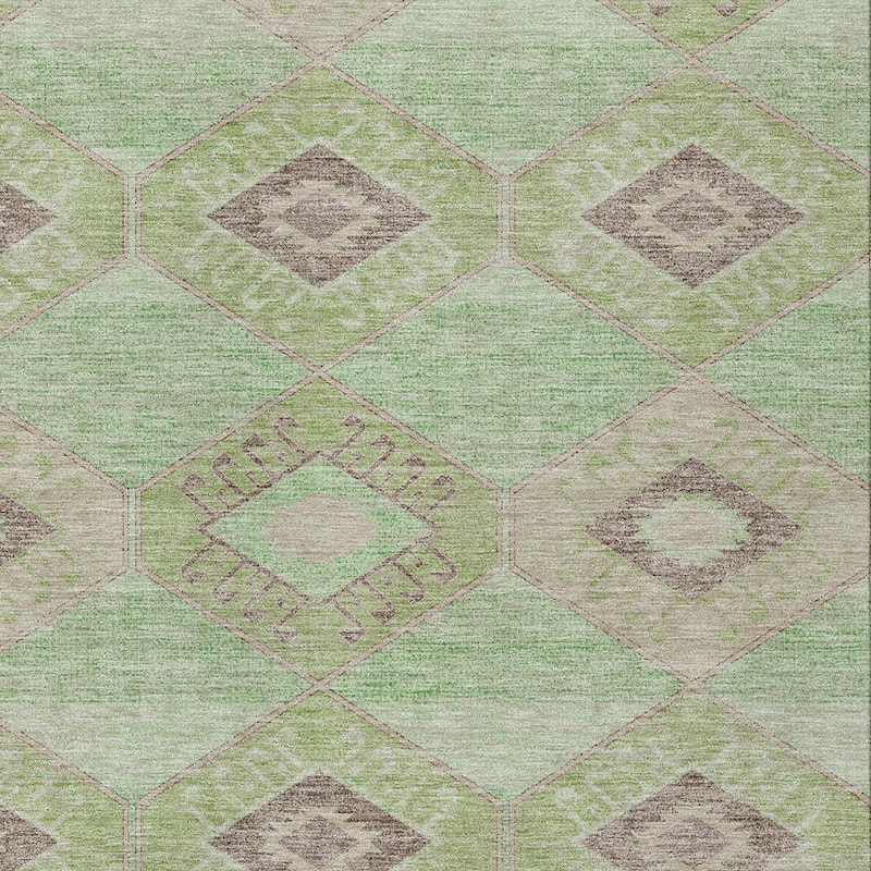 HomeRoots Aztec Transitional Rectangle Outdoor Rug