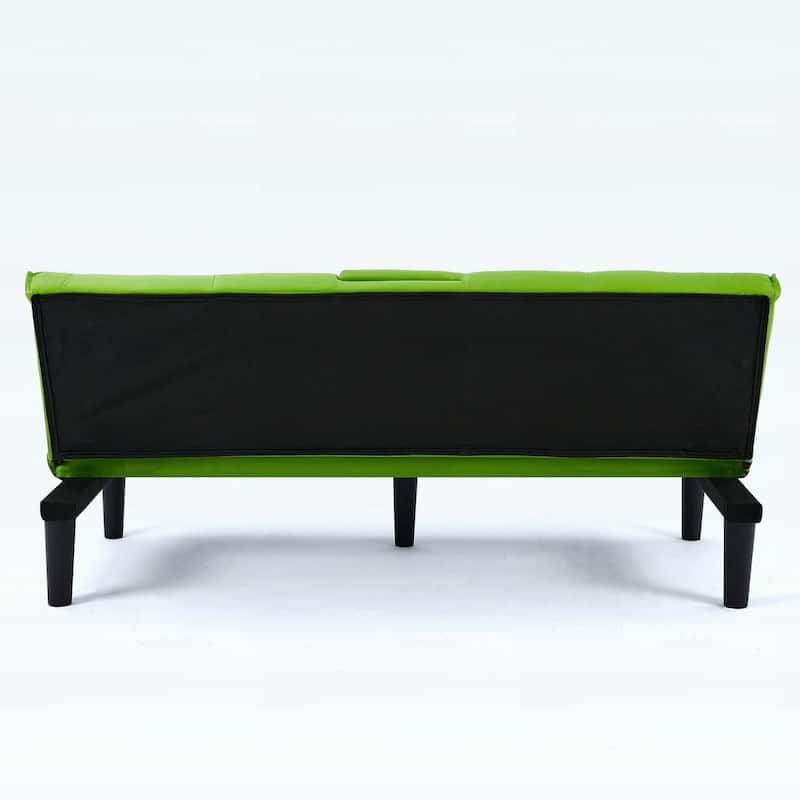Sofa Bed with Foldable Design and Cup Holder,Ideal for Versatile Living Spaces