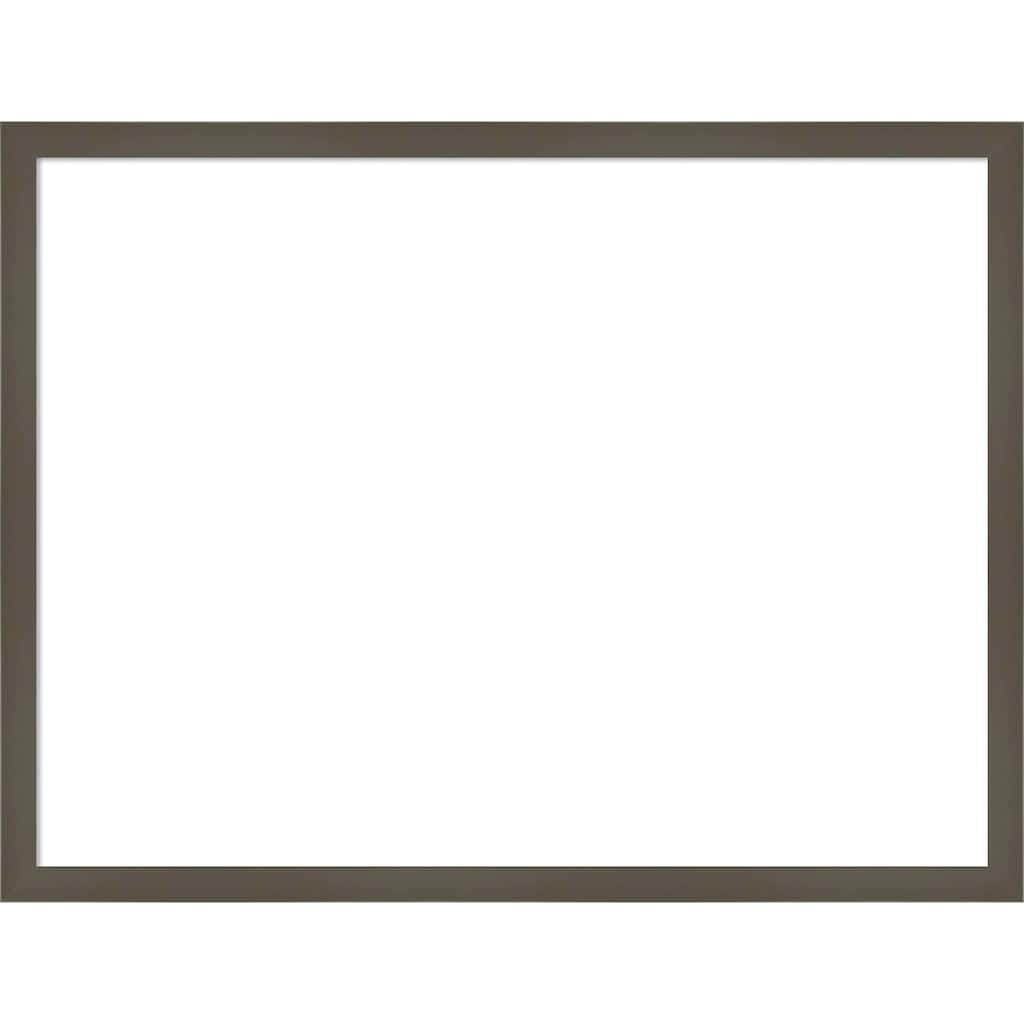Amanti Art Svelte Clay Grey Framed Dry Erase Magnetic Board