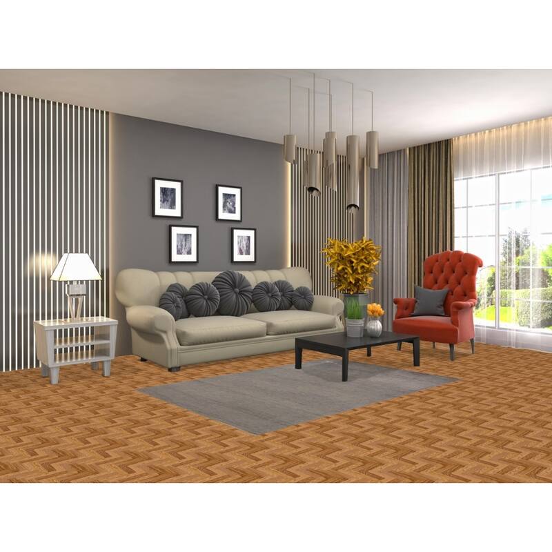 Gray Gabbeh Modern Rug Hand-Knotted Wool Carpet - 3'10"x 5'10"