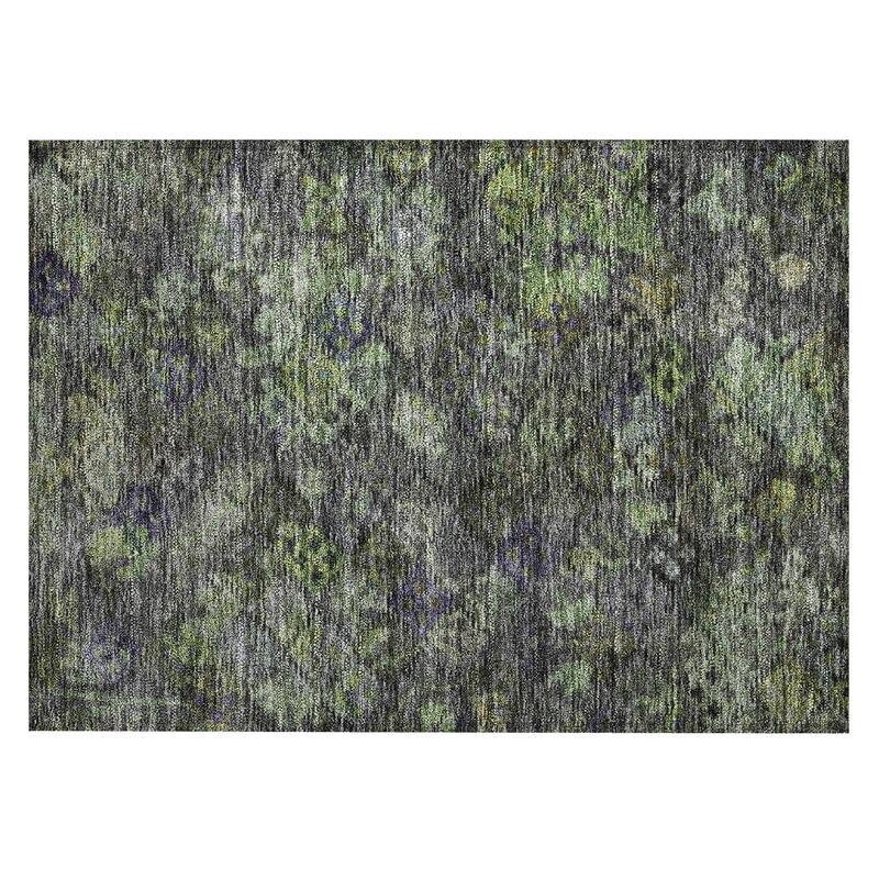 Machine Washable Indoor/ Outdoor Boho Moroccan Chantille Rug