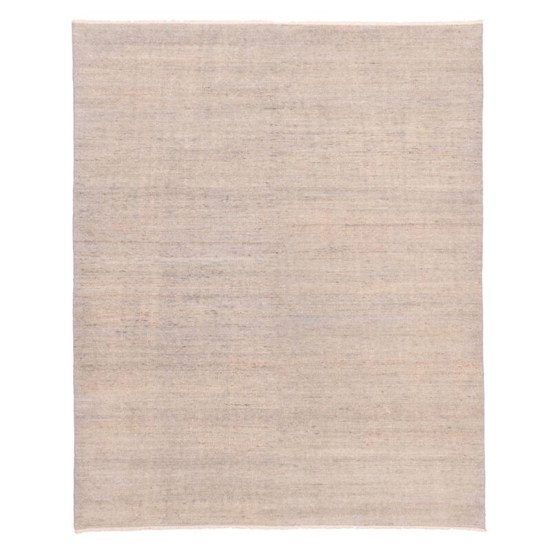 ECARPETGALLERY Hand-knotted Looma Light Grey Wool Rug - 8'3 x 9'11