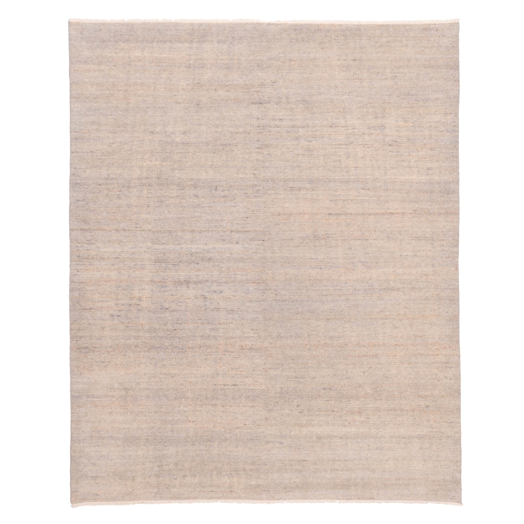 ECARPETGALLERY Hand-knotted Looma Light Grey Wool Rug - 8'3 x 9'11