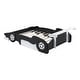 preview thumbnail 15 of 25, Full Size Solid Wood Race Car-Shaped Platform Bed with Headboard, Wheels and Storage Rack