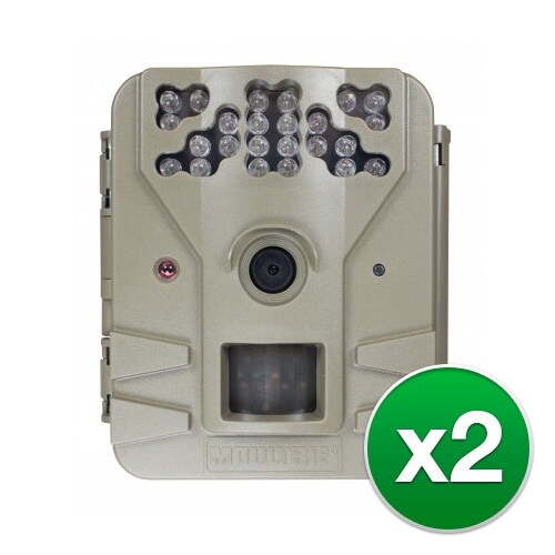 Moultrie MCG-13200 Game Spy 2 Plus Camera with Long Range 12-LED Infrared Flash (850nm) - (2-Pack)