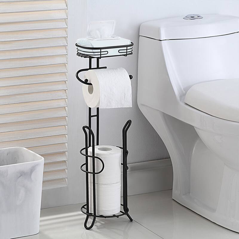 Toilet Paper Holder with Storage