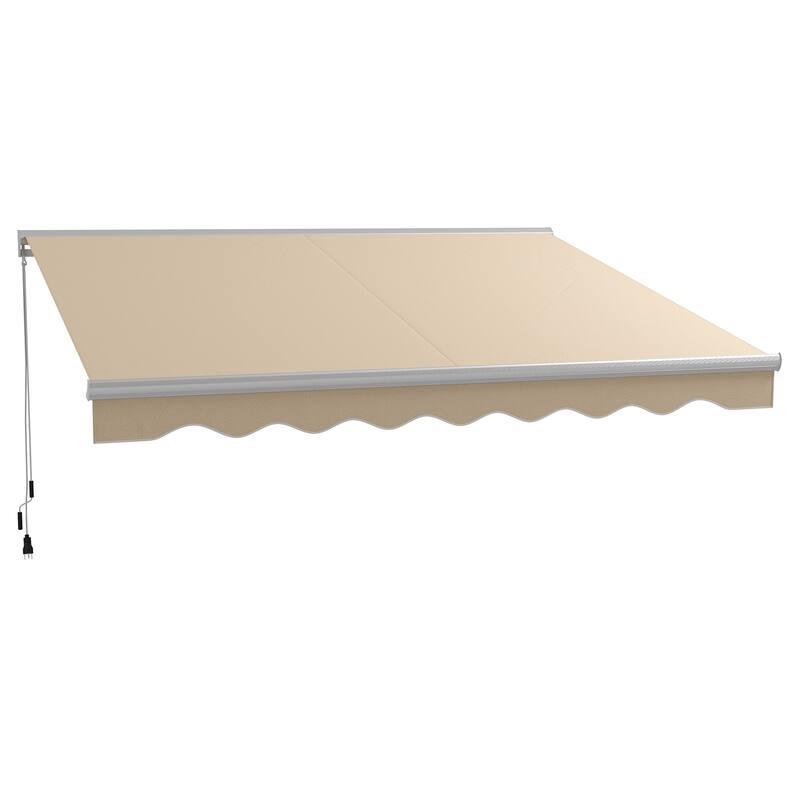 13' x 10' motorized retractable awning
