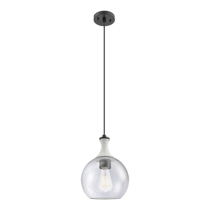 Innovations Lighting Downtown Urban - Astor - 1 Light 8" Rope Detailed Cord Hung Mini Pendant
