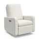 preview thumbnail 1 of 60, Graco Teddi Power Recliner Swivel Glider with USB Ivory Boucle