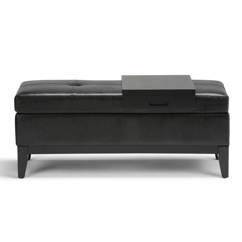 WYNDENHALL Jackson 42 inch Wide Rectangle Storage Ottoman
