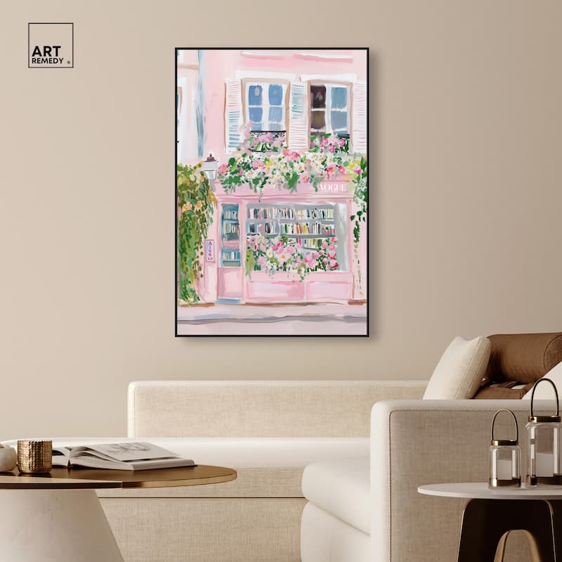 Little Magazine Store Canvas by Art Remedy