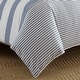 preview thumbnail 7 of 7, Nautica Fairwater Blue Cotton Reversible Comforter Set
