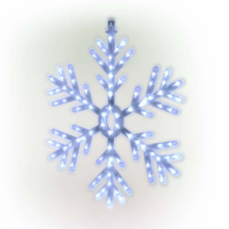 25" Hanging Snowflake Decor