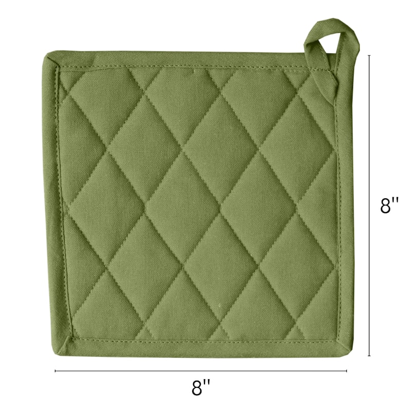 Fabstyles Solo Waffle Cotton Pot Holder Set of 2