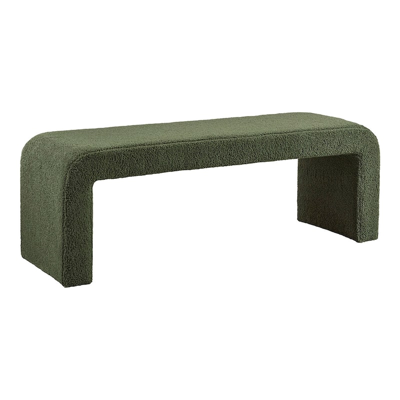 INK+IVY Steve Boucle Waterfall Bench