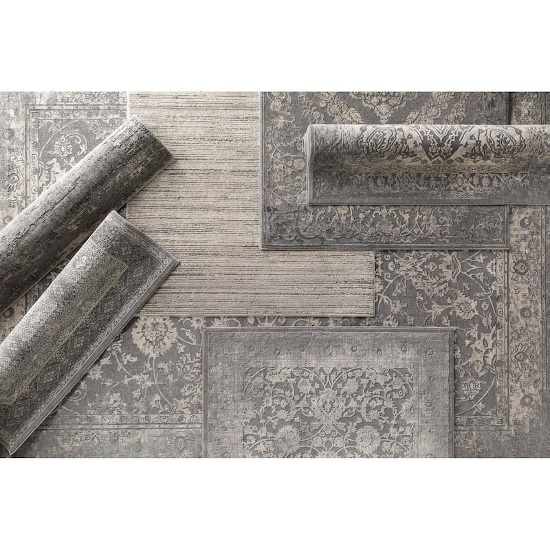 Livabliss Tibetan Updated Traditional Medallion Area Rug