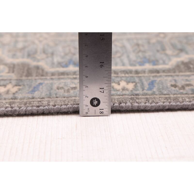 ECARPETGALLERY Hand-knotted Mamluk Grey Wool Rug - 8'3 x 9'9