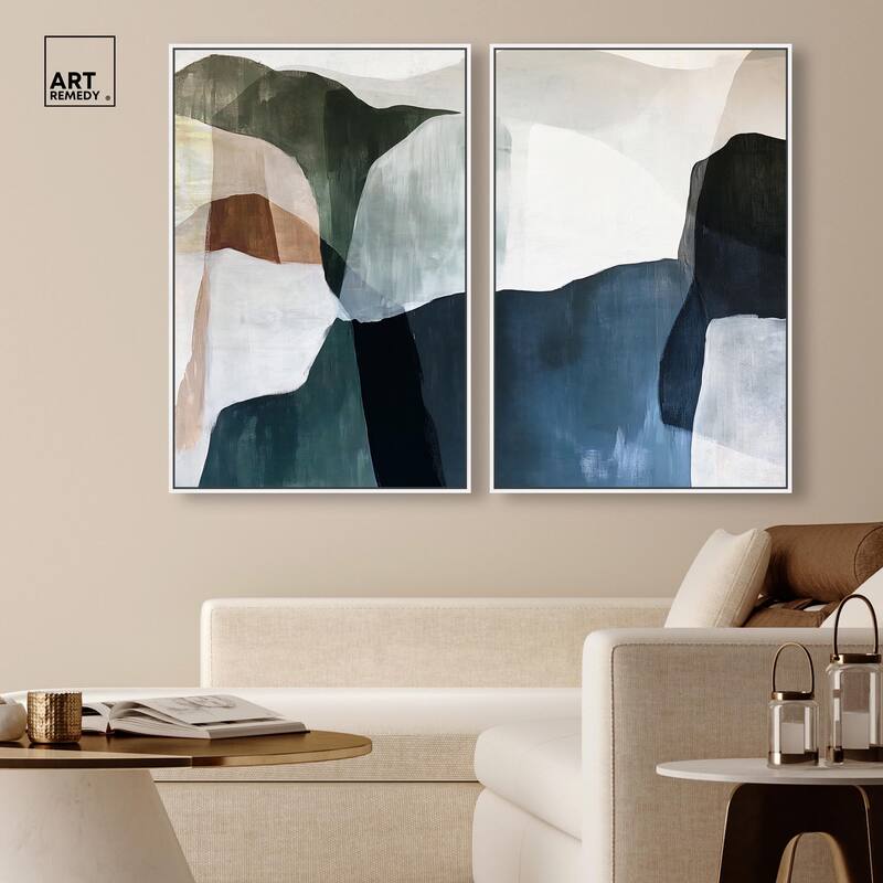 Deliberately Lucky Canvas Set of 2 by Art Remedy
