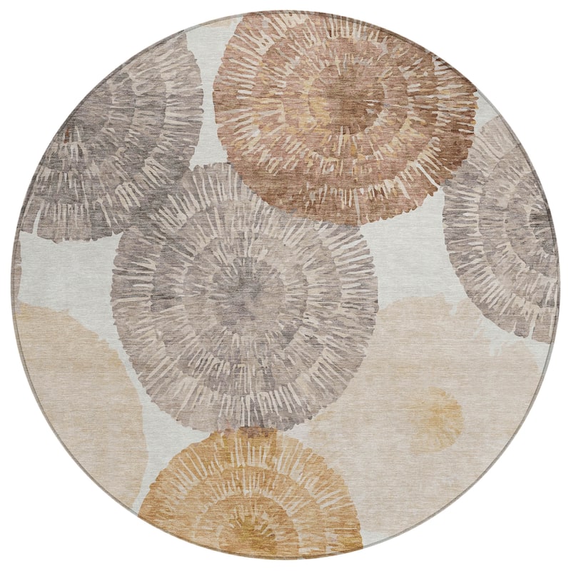 Machine Washable Indoor/ Outdoor Contemporary Devaughn Chantille Rug