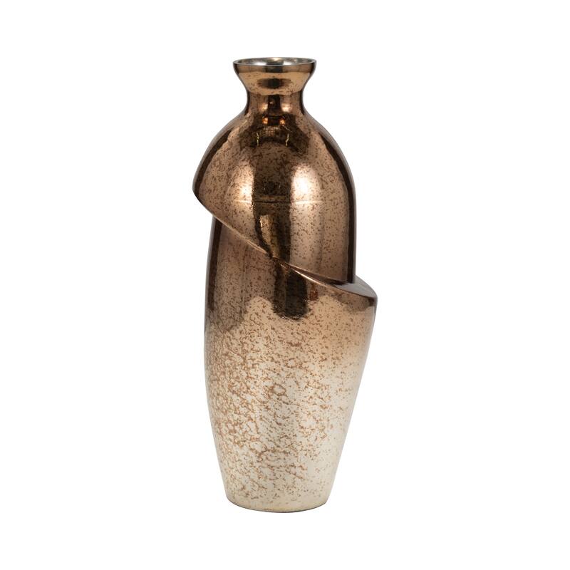 Sagebrook Home Artisan Crafted Ceramic Vases, Deluxe Set to Elevate Your Living Space - Perfect for Home & Office Decor