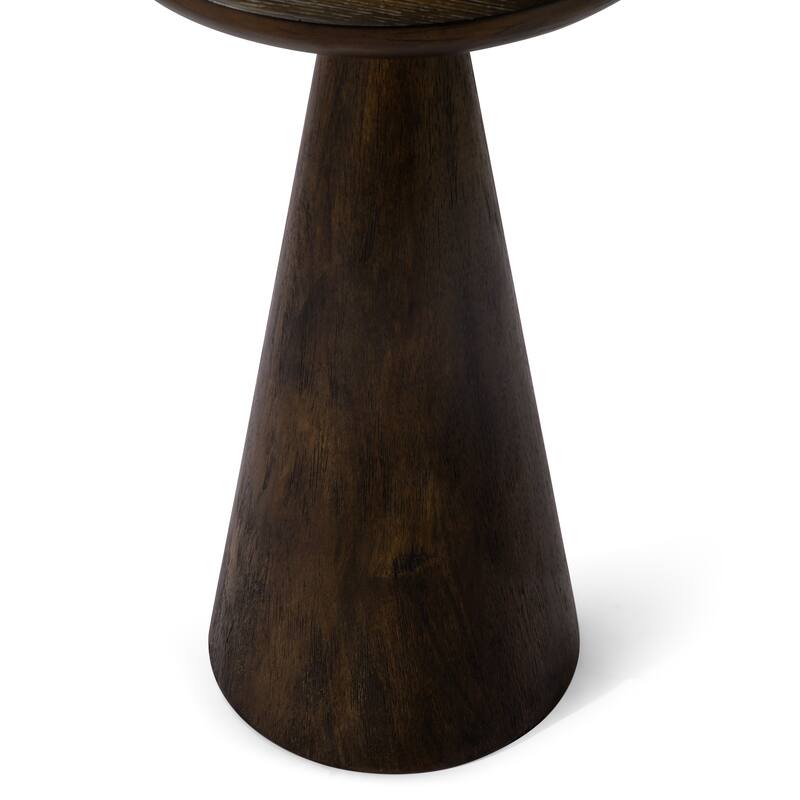 Maven Lane Owen Rustic Wooden Drink Table