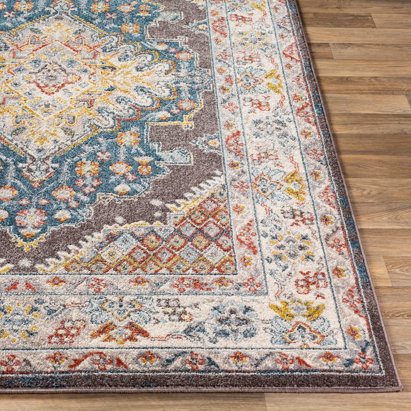 Artistic Weavers Elmas Traditional Persian Medallion Area Rug