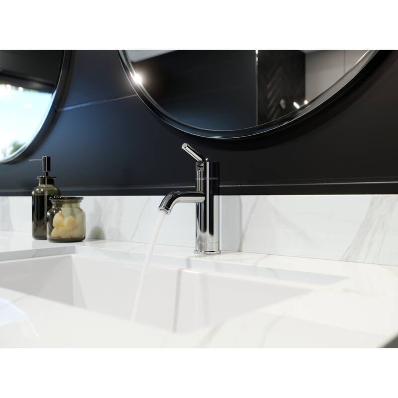 Pfister LG42-NP0 Contempra 1.2 GPM Single Hole Bathroom Faucet with - Brushed Gold