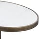 preview thumbnail 3 of 2, Uttermost Jessenia White Marble Accent Table
