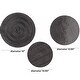 preview thumbnail 14 of 20, Stylish Aluminum Carved Designs Plate Wall Decor (Set of 3) - Silver or Black