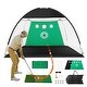 preview thumbnail 4 of 18, VEVOR Golf Net, Indoor Outdoor Home Golf Swing Training for Backyard Driving Chipping, Gift for Men, Golf Lovers, Sports Game Multi  10x7ft - Set with clubs