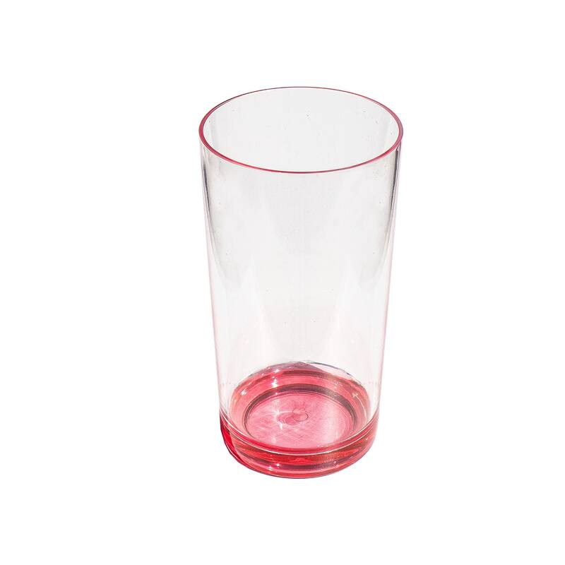 Abode Homewares Color Base Acrylic Drinking Glass - 24 oz - Set of 6