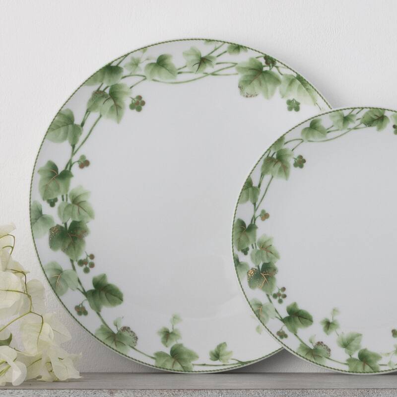 Ivy Whisper Set of 4 Dinner Plates, 10.5"