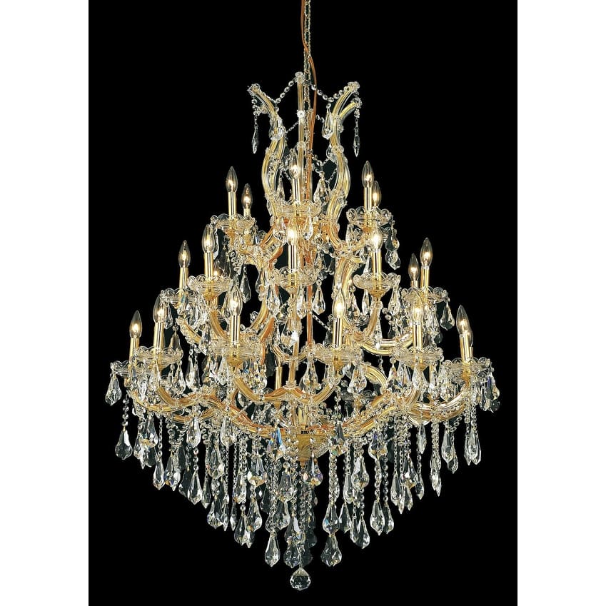 Fleur Illumination 28 light Gold Chandelier