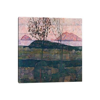 iCanvas "Setting Sun" by Egon Schiele Canvas Print
