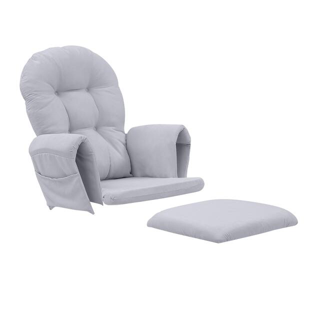 Joy Glider Rocking Chair Replacement Cushions Set, Beige - N/A