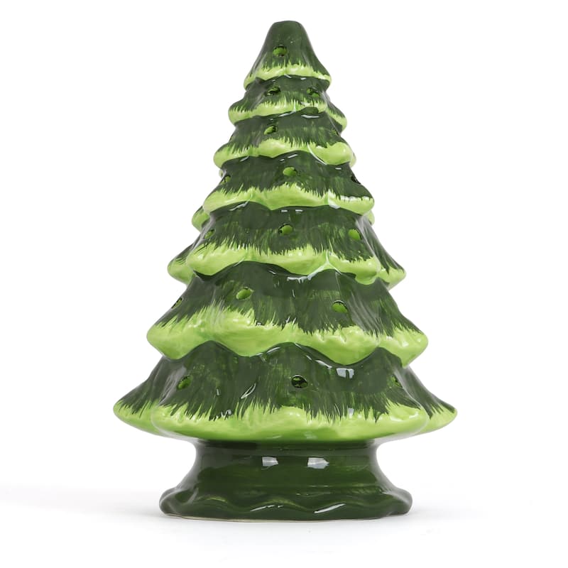 Blank Green Ceramic Christmas Tree